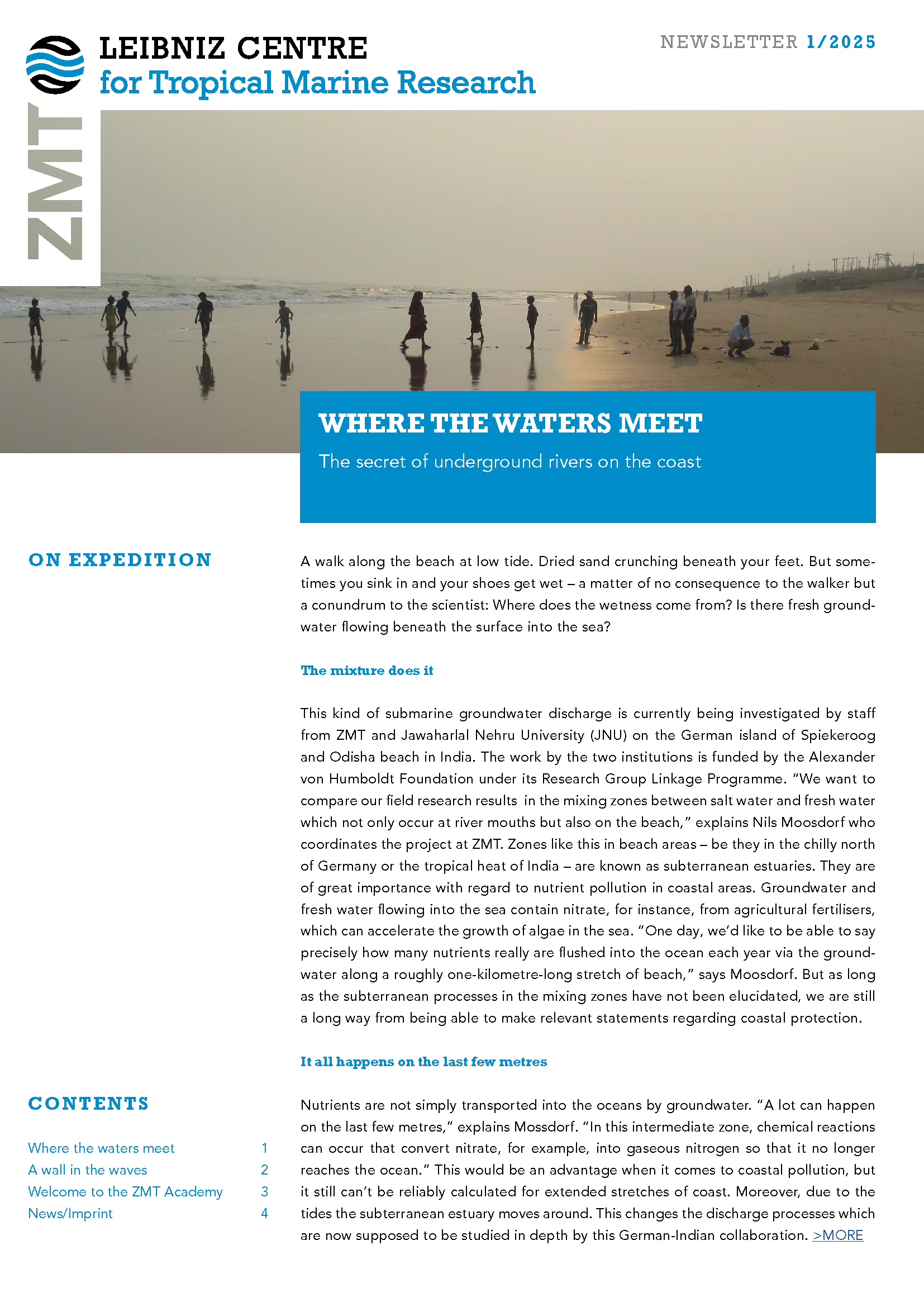 Cover ZMT Newsletter 01 2025
