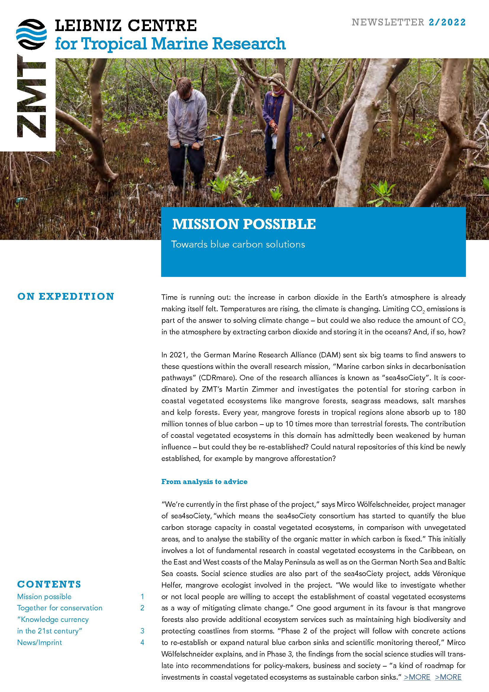 Cover ZMT Newsletter 02 2022