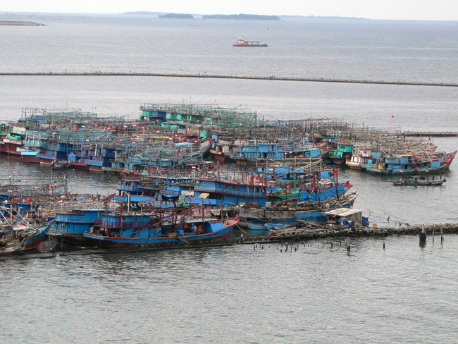 Fischerboote in Jakarta Bay, Indonesien | Foto: Anna-Katharin Hornidge